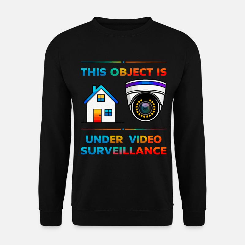 Gebäude Überwachung - Unisex Pullover - Schwarz