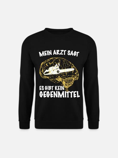 Holzfäller Geschenk Forstwirt - Unisex Pullover - Schwarz