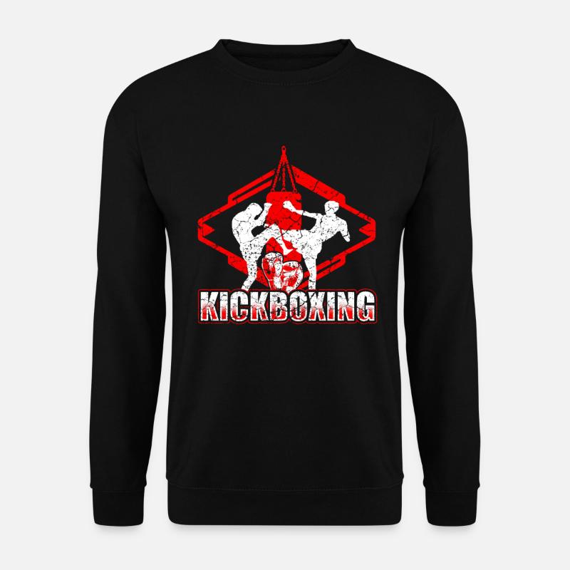 Kickboxen Kickboxer - Unisex Pullover - Schwarz