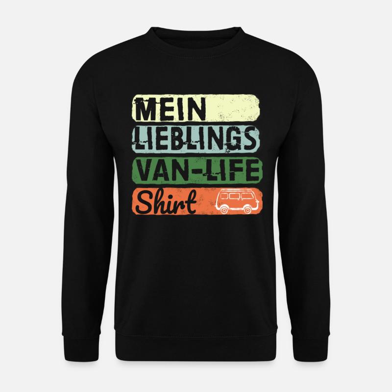 Camping-car Darling Van-Life Camper - Sweat-shirt Unisexe - noir