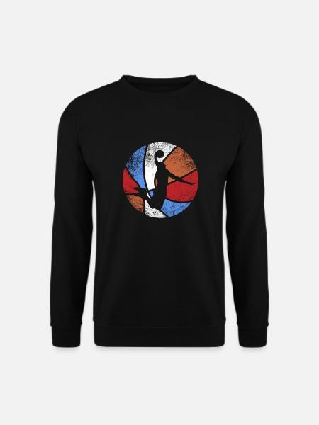 Basketball retro vintage slamdunk - Unisex Sweatshirt - black