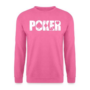 Poker - Unisex Pullover - Pink - Vorne
