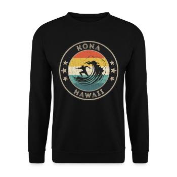 Surfing Clothes Surfing Accessories For Men And - Unisex Sweatshirt - black - Front - Alina (178cm) & Michal (187cm)