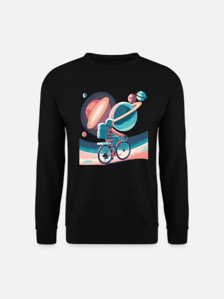 Galactic Cycling - Unisex Sweatshirt - black