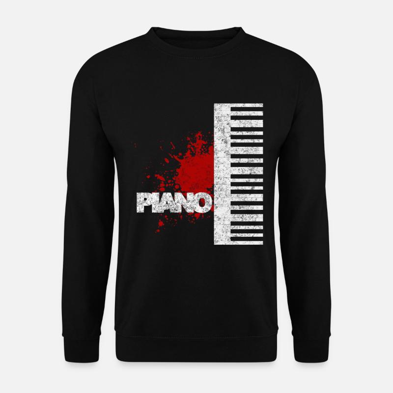 piano - Unisex Sweatshirt - black