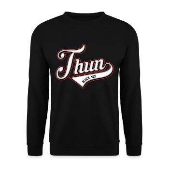 Thon - Sweat-shirt Unisexe - noir - Devant - Alina (178cm) & Michal (187cm)