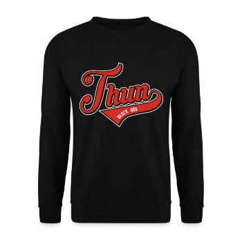 Thon - Sweat-shirt Unisexe - noir - Devant - Alina (178cm) & Michal (187cm)