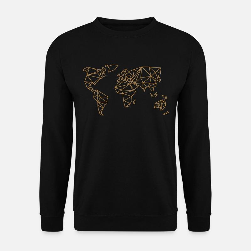 Geometric World - Unisex Pullover - Schwarz