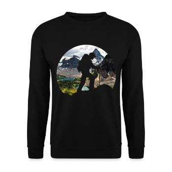 Aventures en plein air Randonnée Randonnée Montagne Montagne - Sweat-shirt Unisexe - noir - Devant - Alina (178cm) & Michal (187cm)