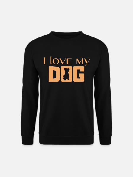 J’aime mon chien - Sweat-shirt Unisexe - noir
