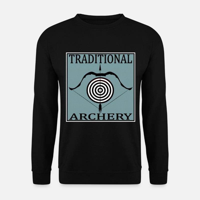 Tir à l'arc traditionnel - Sweat-shirt Unisexe - noir