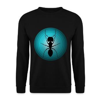 Fourmis - Sweat-shirt Unisexe - noir - Devant - Alina (178cm) & Michal (187cm)