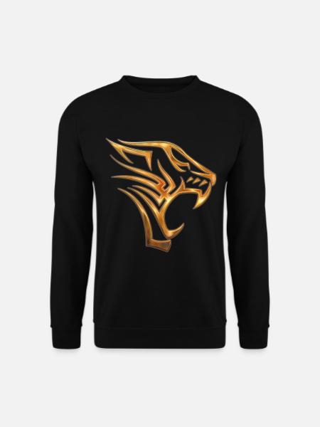 Tribal Tiger - Sweat-shirt Unisexe - noir
