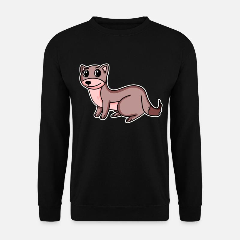 Weasel Motif - Unisex Sweatshirt - black