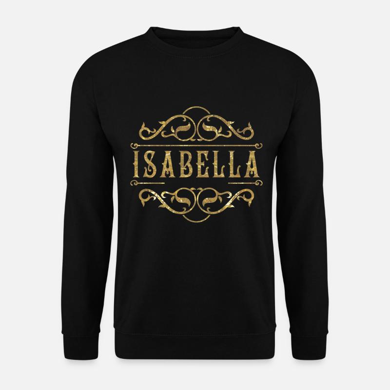Isabella gold - Unisex Pullover - Schwarz
