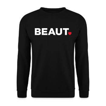 Beauté - Sweat-shirt Unisexe - noir - Devant - Alina (178cm) & Michal (187cm)