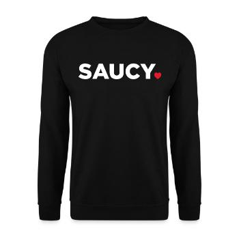 Frech - Unisex Pullover - Schwarz - Vorne - Alina (178cm) & Michal (187cm)