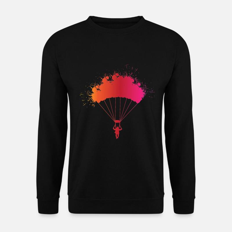 Creativity parachutist - Unisex Sweatshirt - black
