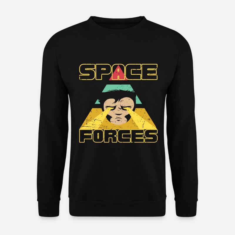 SPACE FORCES - Unisex Sweatshirt - black