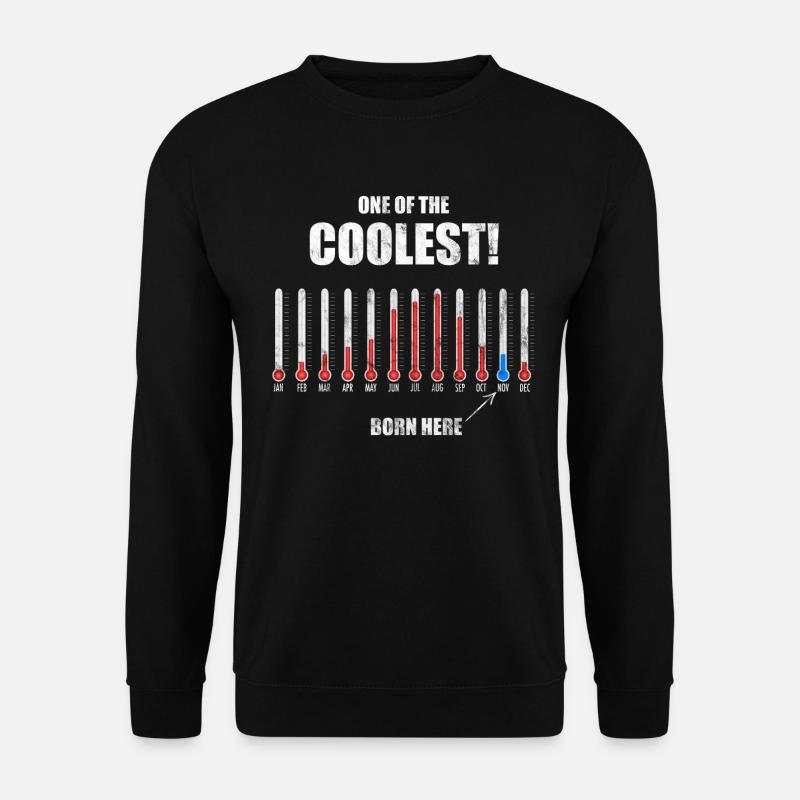 Born in november - Unisex Sweatshirt - black