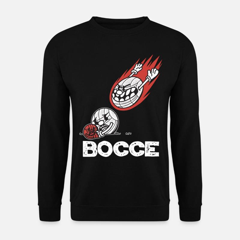 Pétanque Disant Bocci Jeu Boule de Pétanque avec Jack Bocce - Sweat-shirt Unisexe - noir