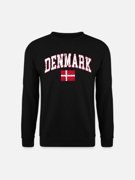 Dänemark flagge Denmark - Unisex Pullover - Schwarz