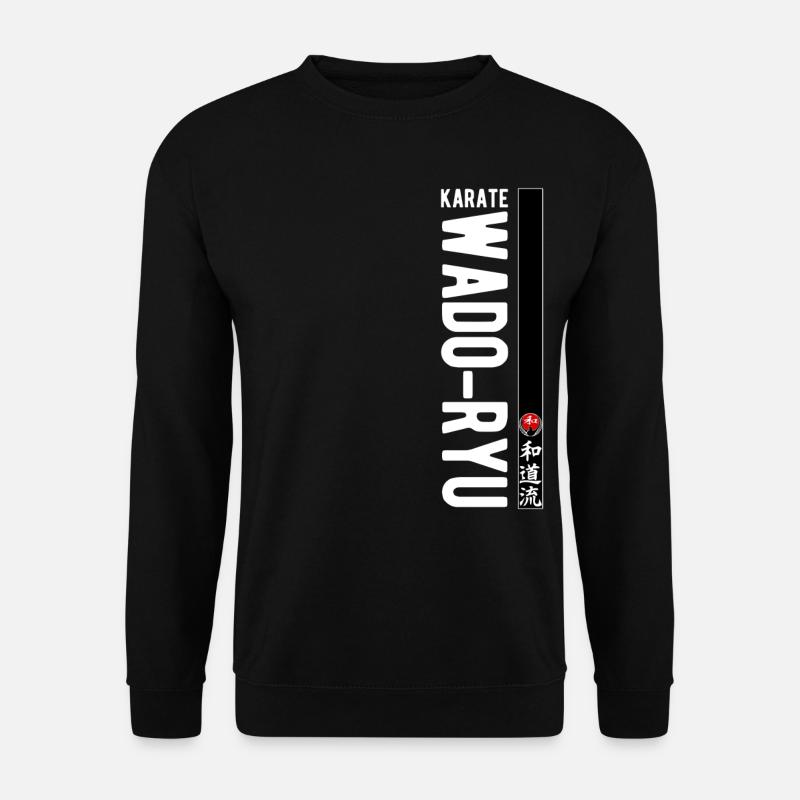 Karate Wado Ryu Kanji Kampfkunst Japan - Unisex Pullover - Schwarz