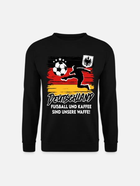 Fußball Deutschland Fussball Fan - Unisex Pullover - Schwarz