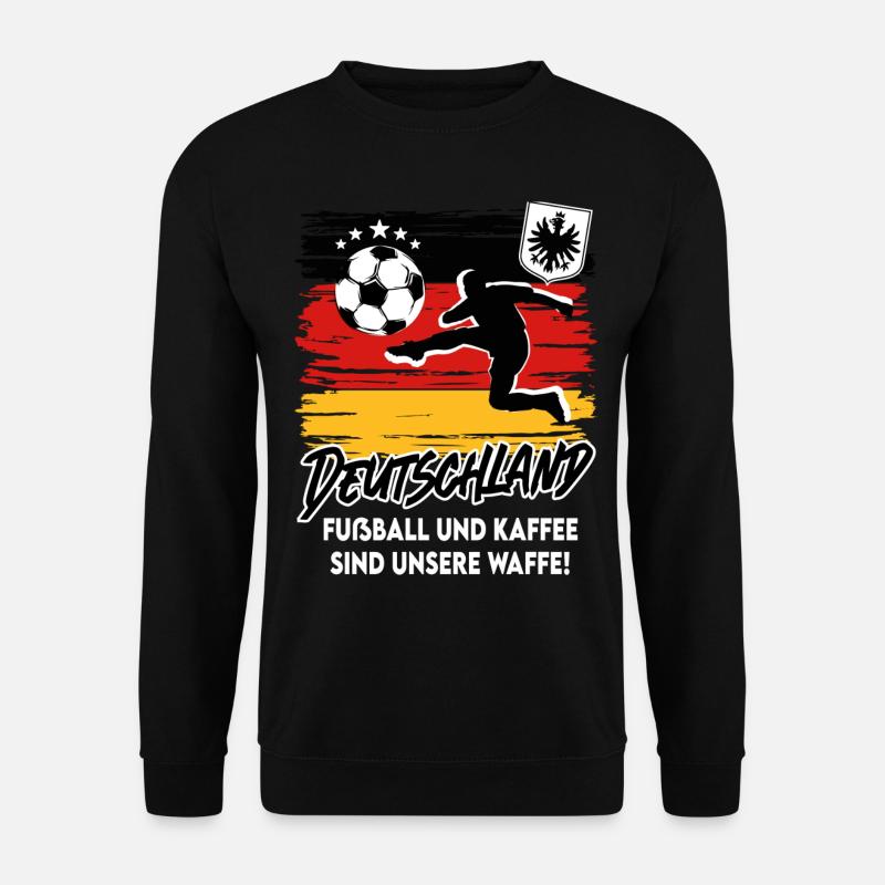 Fußball Deutschland Fussball Fan - Unisex Pullover - Schwarz