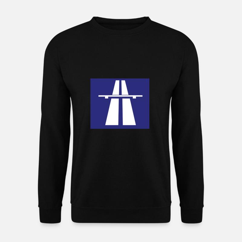 Autobahn - Unisex Pullover - Schwarz