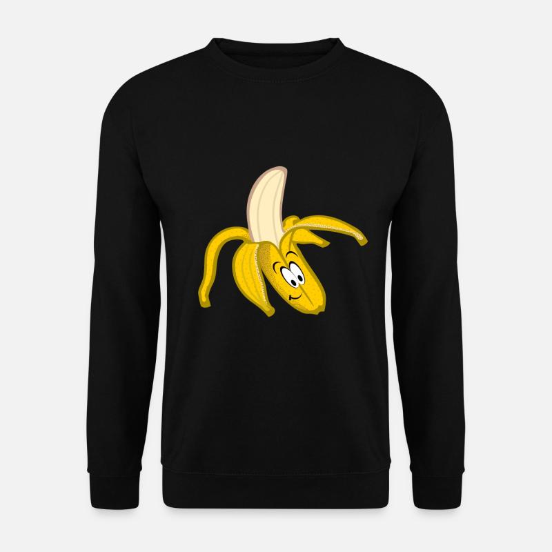 lustige Banane - Unisex Pullover - Schwarz