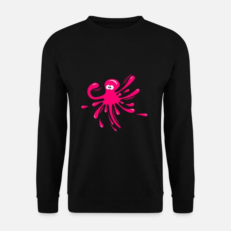 Oktopus - Unisex Pullover - Schwarz