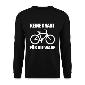 keine Gnade fuer die Wade - Unisex Pullover - Schwarz - Vorne - Alina (178cm) & Michal (187cm)