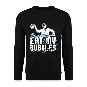 Waterpolo - Sweat-shirt Unisexe - noir - Devant - Alina (178cm) & Michal (187cm)