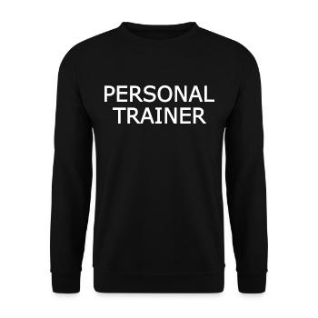 Personal trainer - Unisex Pullover - Schwarz - Vorne - Alina (178cm) & Michal (187cm)