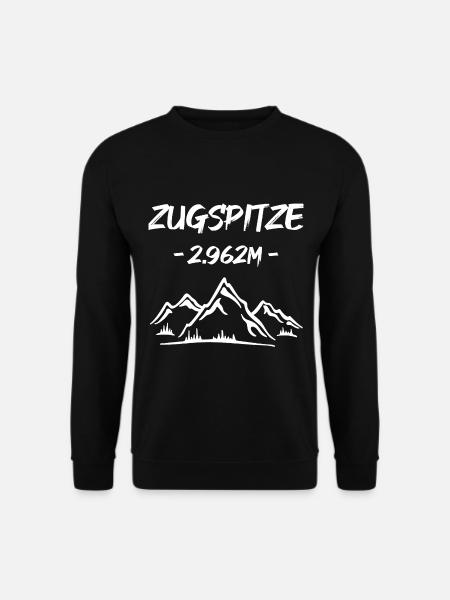 Zugspitze - 2.962m - - Unisex Pullover - Schwarz