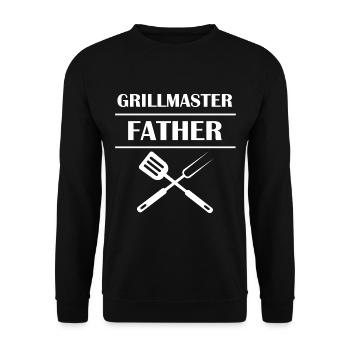 Grill Master Père Grill Drôle Cadeau - Sweat-shirt Unisexe - noir - Devant - Alina (178cm) & Michal (187cm)