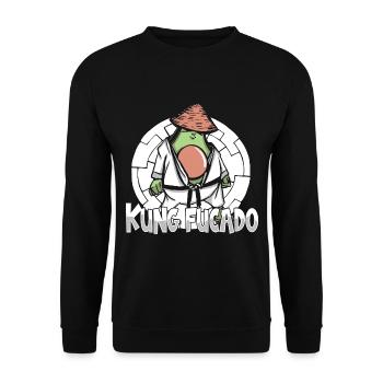 Kung Fu - Unisex Pullover - Schwarz - Vorne - Alina (178cm) & Michal (187cm)