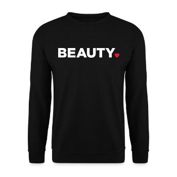 Beauté - Sweat-shirt Unisexe - noir - Devant - Alina (178cm) & Michal (187cm)