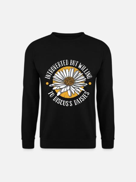 Hobbygärtner Garten Gärtner Gänseblume - Unisex Pullover - Schwarz
