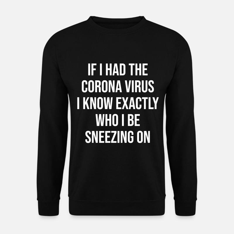 Coronavirus - Unisex Pullover - Schwarz