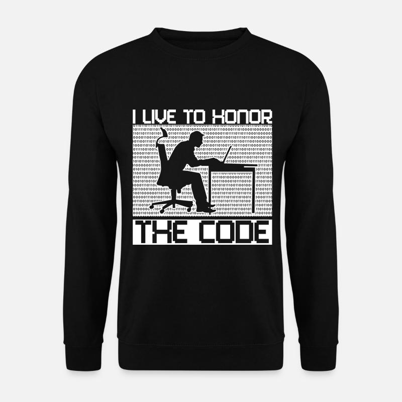 Programmierer Coder Software Entwickler - Unisex Pullover - Schwarz
