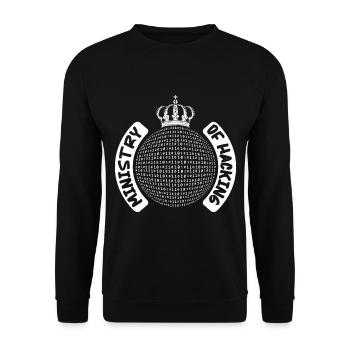 Programmer Coder Software Developer - Unisex Sweatshirt - black - Front - Alina (178cm) & Michal (187cm)