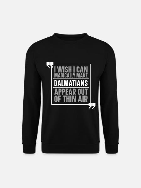 Dalmatian Dog - Unisex Sweatshirt - black