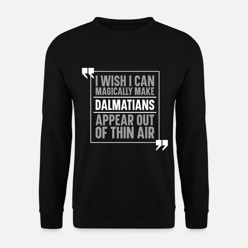 Dalmatiner Hund - Unisex Pullover - Schwarz
