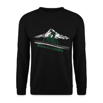 Mountainbike - Unisex Pullover - Schwarz - Vorne - Alina (178cm) & Michal (187cm)