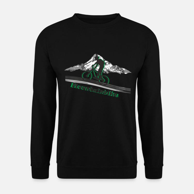 Mountainbike - Unisex Pullover - Schwarz