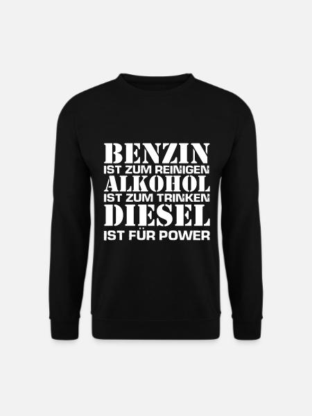 DIESEL POWER - Unisex Pullover - Schwarz