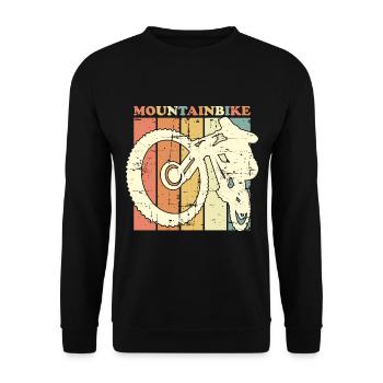 VTT - Sweat-shirt Unisexe - noir - Devant - Alina (178cm) & Michal (187cm)