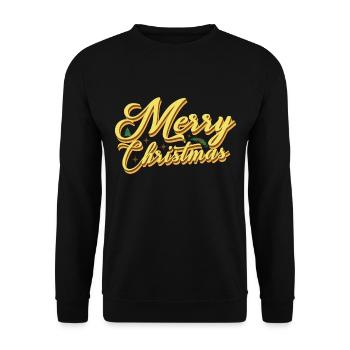 Joyeux Noël - Sweat-shirt Unisexe - noir - Devant - Alina (178cm) & Michal (187cm)